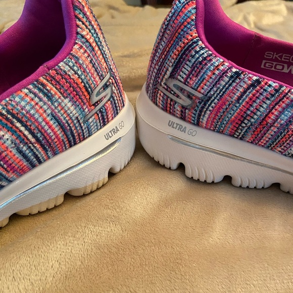 Skechers Air Cooled GOWALK Women's Multicolor Slip-On Shoes SIZE 8.5 - Picture 8 of 8